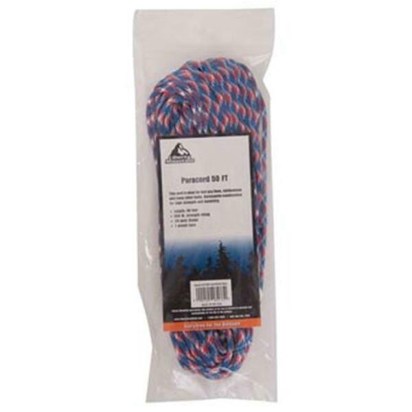 Liberty Mountain Paracord- Red-White-Blue- 50 ft. 447369